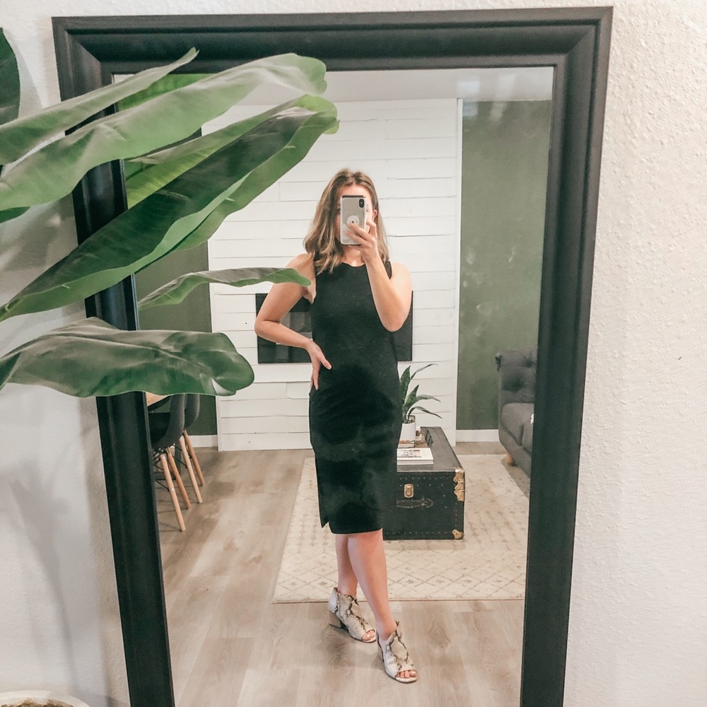 Stephanie Parks Black Petite Dress | Pencil Dress